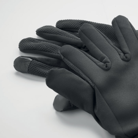 Gants de sport tactiles personnalisable en polyester - LESPORT Gants de sport tactiles personnalisable en polyester - LESPORT