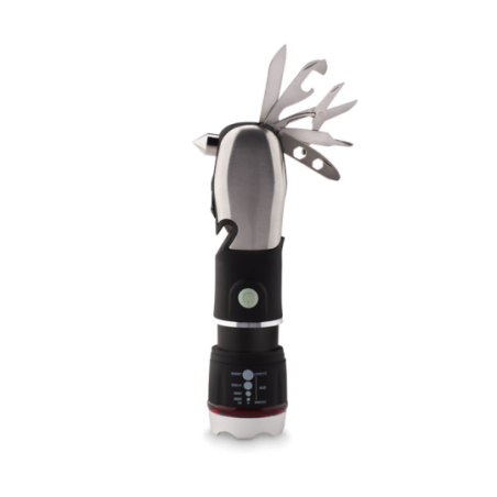 Lampe torche personnalisable multifonction avec 9 outils - HAMLIGHT Lampe torche personnalisable multifonction avec 9 outils - HAMLIGHT