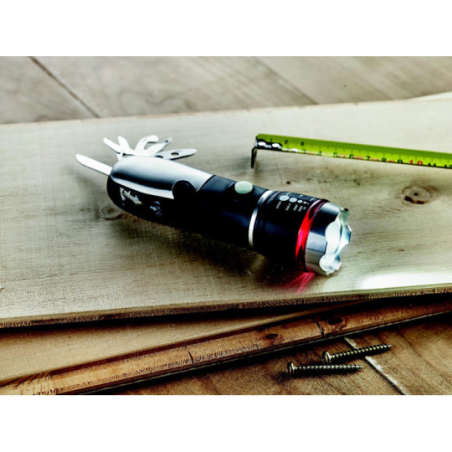 Lampe torche personnalisable multifonction avec 9 outils - HAMLIGHT Lampe torche personnalisable multifonction avec 9 outils - HAMLIGHT