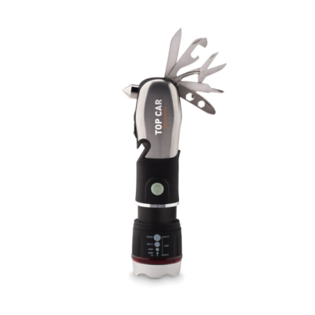 Lampe torche personnalisable multifonction avec 9 outils - HAMLIGHT Lampe torche personnalisable multifonction avec 9 outils - HAMLIGHT