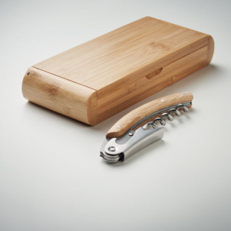Limonadier personnalisable en inox et bambou dans son coffret - SONO Limonadier personnalisable en inox et bambou dans son coffret - SONO