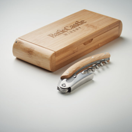 Limonadier personnalisable en inox et bambou dans son coffret - SONO Limonadier personnalisable en inox et bambou dans son coffret - SONO