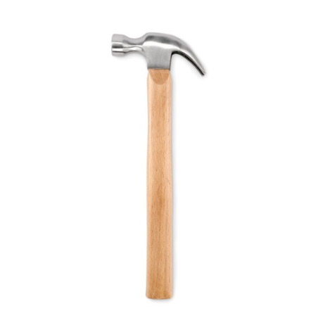 Marteau à griffes personnalisable en bois CRACKER