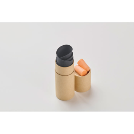Masque et bouchons d'oreilles dans son coffret en papier personnalisable - MASKSET Masque et bouchons d'oreilles dans son coffret en papier personnalisable - MASKSET