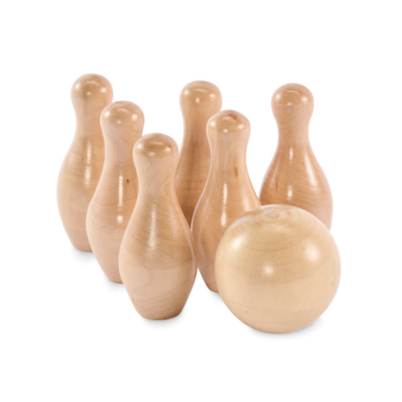 Mini jeu de quilles en pin personnalisable - BOLITO Mini jeu de quilles en pin personnalisable - BOLITO