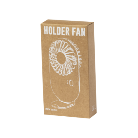 Ventilateur portable publicitaire avec support pour téléphone - Fanger Ventilateur portable publicitaire avec support pour téléphone - Fanger