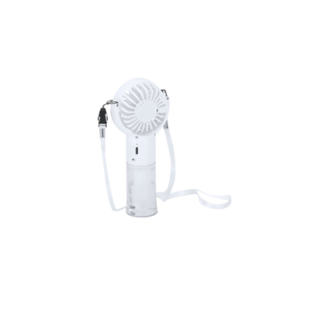 Ventilateur publicitaire avec brumisateur 4 vitesses avec tour de cou - Youri Ventilateur publicitaire avec brumisateur 4 vitesses avec tour de cou - Youri