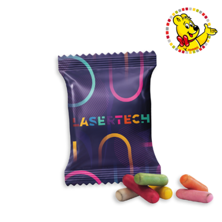 Sachet de bonbon personnalisable Carensac Haribo® (par lot de 100 sachets) 4 pièces 15g Sachet de bonbon personnalisable Carensac Haribo® (par lot de 100 sachets) 4 pièces 15g