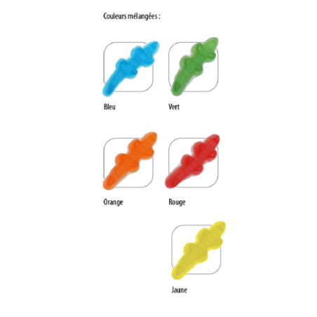 Sachet de bonbon personnalisable Croco Haribo® (par lot de 100 sachets) 1 pièce 7g Sachet de bonbon personnalisable Croco Haribo® (par lot de 100 sachets) 1 pièce 7g
