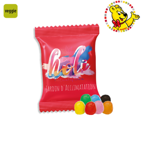 Sachet de bonbon personnalisable Dragibus Haribo® (par lot de 100 sachets) 10g Sachet de bonbon personnalisable Dragibus Haribo® (par lot de 100 sachets) 10g