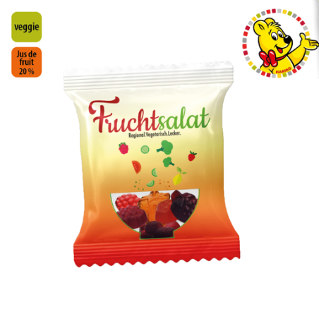Sachet de bonbon personnalisable Fruitmania Berry Haribo® (par lot de 100 sachets) 12g Sachet de bonbon personnalisable Fruitmania Berry Haribo® (par lot de 100 sachets) 12g