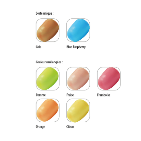 Sachet de bonbon personnalisable Maoam Haribo® (par lot de 100 sachets) 3 pièces 12g Sachet de bonbon personnalisable Maoam Haribo® (par lot de 100 sachets) 3 pièces 12g