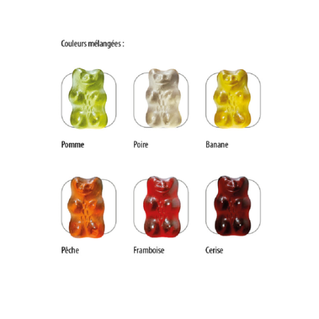 Sachet de bonbon personnalisable Mini Oursons d‘Or au jus de fruits Haribo® (par lot de 100 sachets) 10g Sachet de bonbon personnalisable Mini Oursons d‘Or au jus de fruits Haribo® (par lot de 100 sachets) 10g