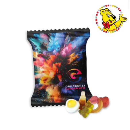 Sachet de bonbon personnalisables Starmix Haribo® (par lot de 100 sachets) 18g Sachet de bonbon personnalisables Starmix Haribo® (par lot de 100 sachets) 18g