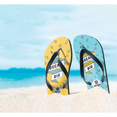 Tongs personnalisable en sublimation Sunny taille 44-46