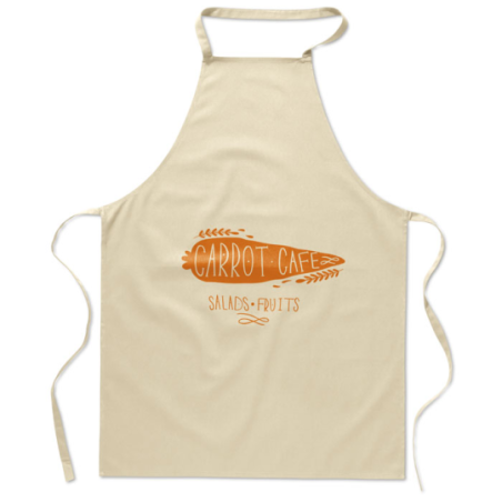 Tablier de cuisine personnalisable en coton 180gr/m2 - KITAB Tablier de cuisine personnalisable en coton 180gr/m2 - KITAB