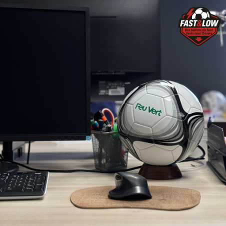 Ballon de football personnalisable en PVC et polycoton - Footix