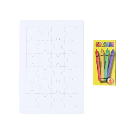 Puzzle publicitaire 24 pièces coloriable Zeta