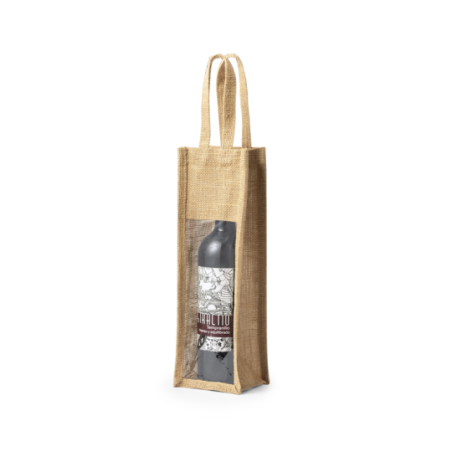 Sac personnalisable pour bouteille en jute Holden