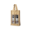 Sac pour 2 bouteilles publicitaire en jute Koop Sac pour 2 bouteilles publicitaire en jute Koop