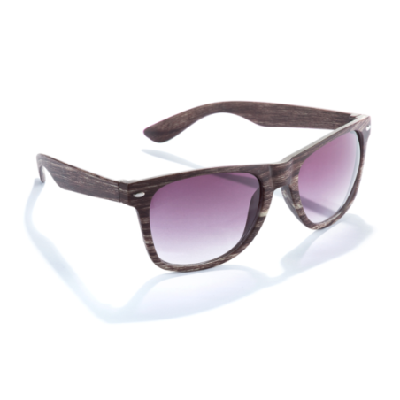Lunettes de soleil publicitaire imitation bois - Haris