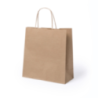 Sac en papier kraft recyclé personnalisable 22 x 23 x 9 Cention Sac en papier kraft recyclé personnalisable 22 x 23 x 9 Cention