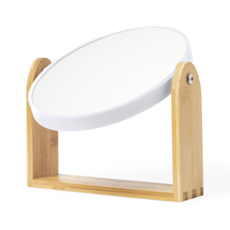 Miroir personnalisable en bambou Rinoco