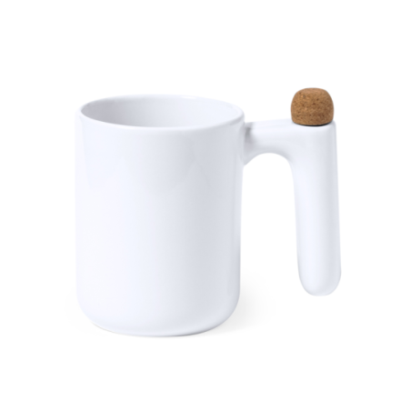 Mug en céramique personnalisable avec son touilleur 500ml Violeto Mug en céramique personnalisable avec son touilleur 500ml Violeto
