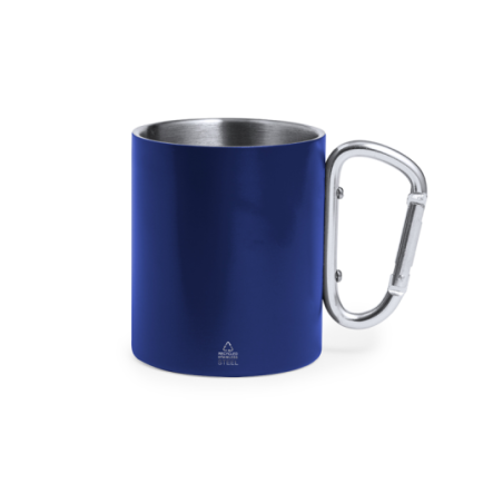 Mug mousqueton coloré personnalisé en inox 300ml - Lecrer Mug mousqueton coloré personnalisé en inox 300ml - Lecrer