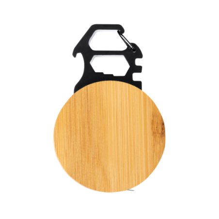 Mètre personnalisable Multi Outils en bambou et inox 1m Denwa