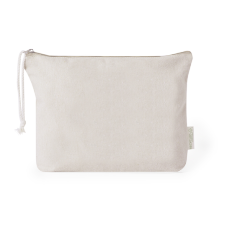 Trousse de toilette publicitaire 100% coton recyclé Theris Trousse de toilette publicitaire 100% coton recyclé Theris