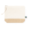 Trousse de toilette personnalisé en coton 180g/m2 et en jute Chiril Fairtrade Trousse de toilette personnalisé en coton 180g/m2 et en jute Chiril Fairtrade