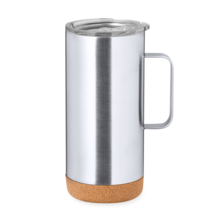 Mug isotherme personnalisé à double paroi en inox recyclé 450ml - Frilan Mug isotherme personnalisé à double paroi en inox recyclé 450ml - Frilan