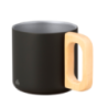 Mug personnalisable en inox recyclé avec poignée en bois 400ml - Garfun Mug personnalisable en inox recyclé avec poignée en bois 400ml - Garfun