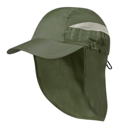 Casquette personnalisable en microfibre avec rabat protège nuque Levant