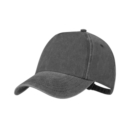 Casquette personnalisée 5 panneaux 100% coton avec effet lavé - Zorp