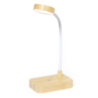 Lampe publicitaire en bambou avec chargeur sans fil 15w Gregal Lampe publicitaire en bambou avec chargeur sans fil 15w Gregal