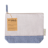 Trousse de toilette personnalisable 100% coton recyclé Velerox Trousse de toilette personnalisable 100% coton recyclé Velerox