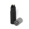 Boite personnalisable en carton recyclé noir avec taille crayon et 6 crayons de couleur Durcax Boite personnalisable en carton recyclé noir avec taille crayon et 6 crayons de couleur Durcax