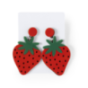 Boucles d'oreilles personnalisés en acrylique fermeture clip Kely Boucles d'oreilles personnalisés en acrylique fermeture clip Kely