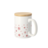 Tasse personnalisé en céramique et couvercle en bambou avec motif de Noël 300ml - Helogran Tasse personnalisé en céramique et couvercle en bambou avec motif de Noël 300ml - Helogran