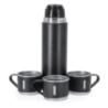 Thermos en inox personnalisable de 420ml avec 3 tasses inox 140ml - Melbir Thermos en inox personnalisable de 420ml avec 3 tasses inox 140ml - Melbir