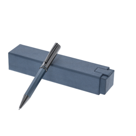 Stylo publicitaire en aluminium et acier inoxydable - Encre bleue Stylo publicitaire en aluminium et acier inoxydable - Encre bleue