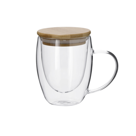 Mug en verre isotherme personnalisable 300ml - Helmar Mug en verre isotherme personnalisable 300ml - Helmar
