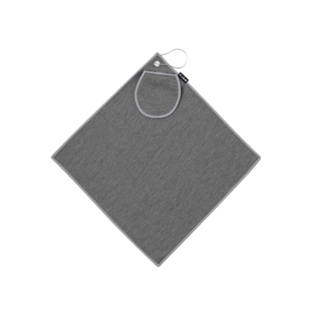 Serviette de Golf personnalisable en RPET double texture avec poche - Canrock Serviette de Golf personnalisable en RPET double texture avec poche - Canrock
