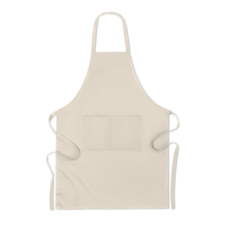 Tablier personnalisable en coton orga. 200 gr/m² - RAIPUR Tablier personnalisable en coton orga. 200 gr/m² - RAIPUR
