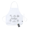 Tablier pour enfant publicitaire coloriable avec 5 cires en TNT - Mayfil Tablier pour enfant publicitaire coloriable avec 5 cires en TNT - Mayfil