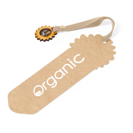 Marque-page personnalisable en carton ensemencé de tournesol - Bernaye Marque-page personnalisable en carton ensemencé de tournesol - Bernaye