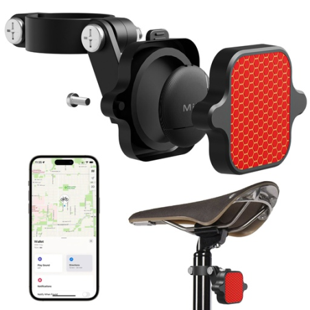 Feu arrière de vélo personnalisé anti-perte Crosstag® Duo IOS & Android - Crossbuds Feu arrière de vélo personnalisé anti-perte Crosstag® Duo IOS & Android - Crossbuds