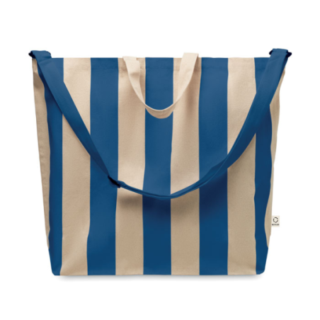 Grand sac de plage personnalisable en polycoton recyclé 280gr/m² - LAGUNA Grand sac de plage personnalisable en polycoton recyclé 280gr/m² - LAGUNA